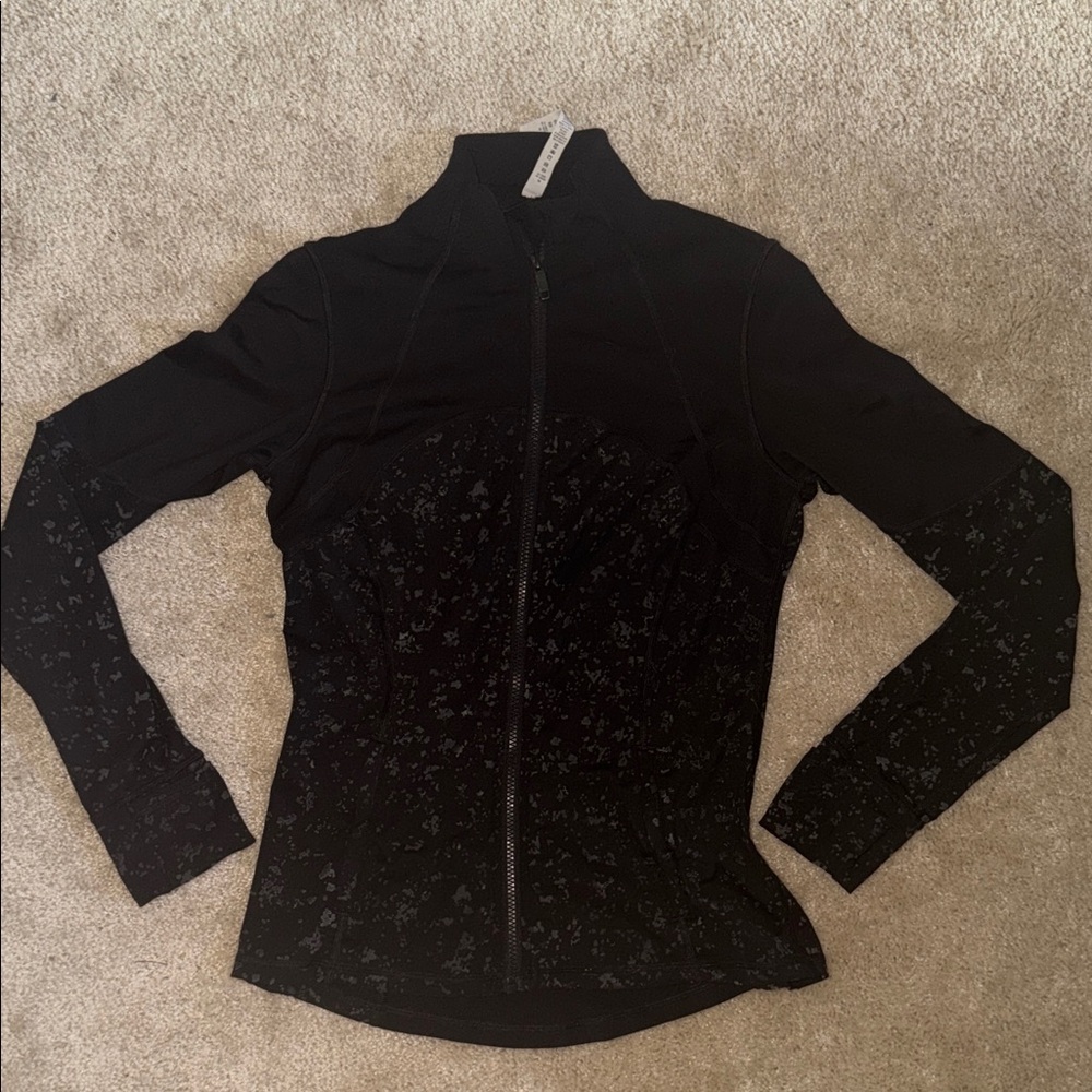 Lululemon Athletica Black Zip-Up Jacket